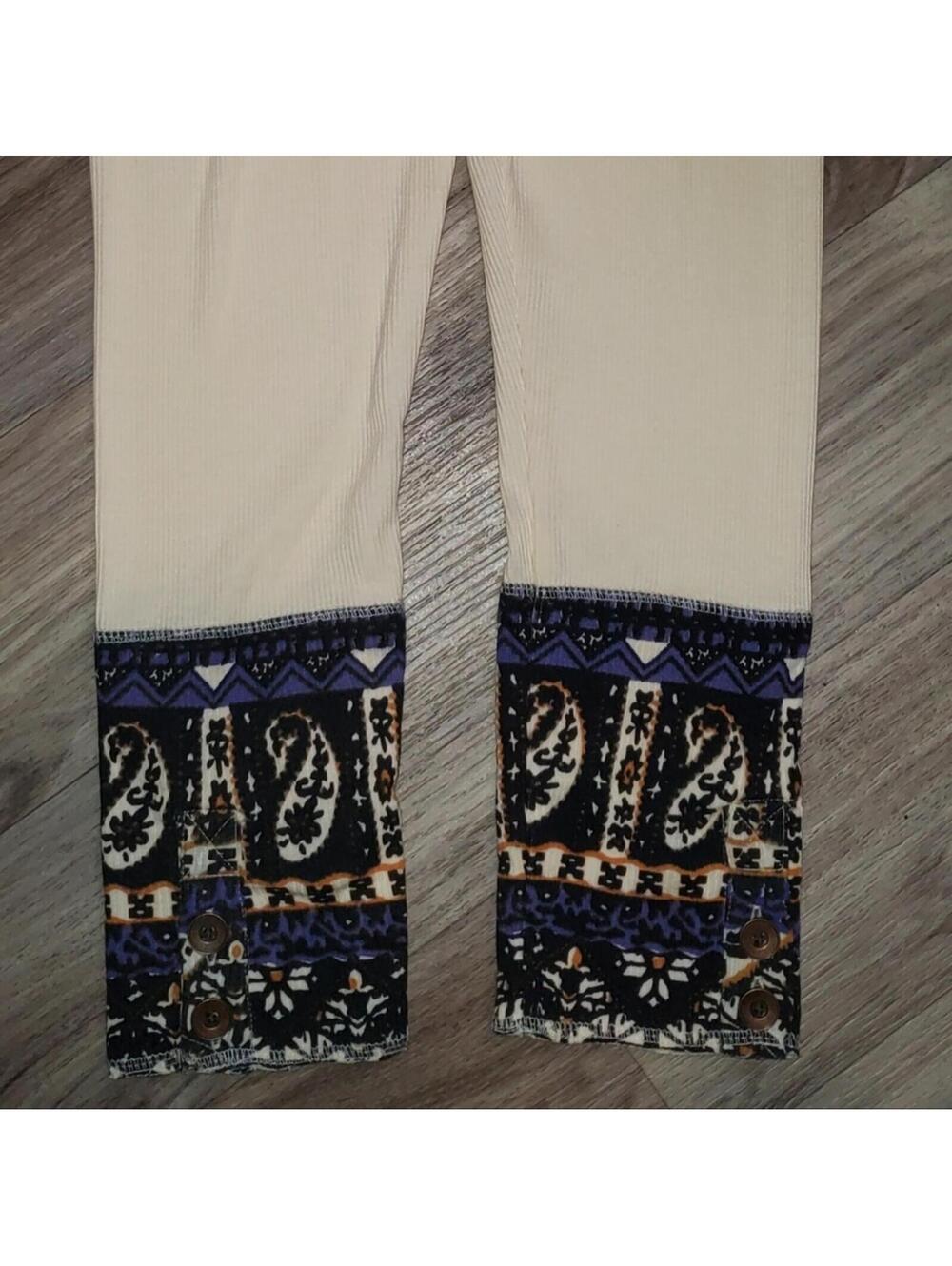NWT Girls 6 6x Boutique Jak & Peppar Leggings Cream
